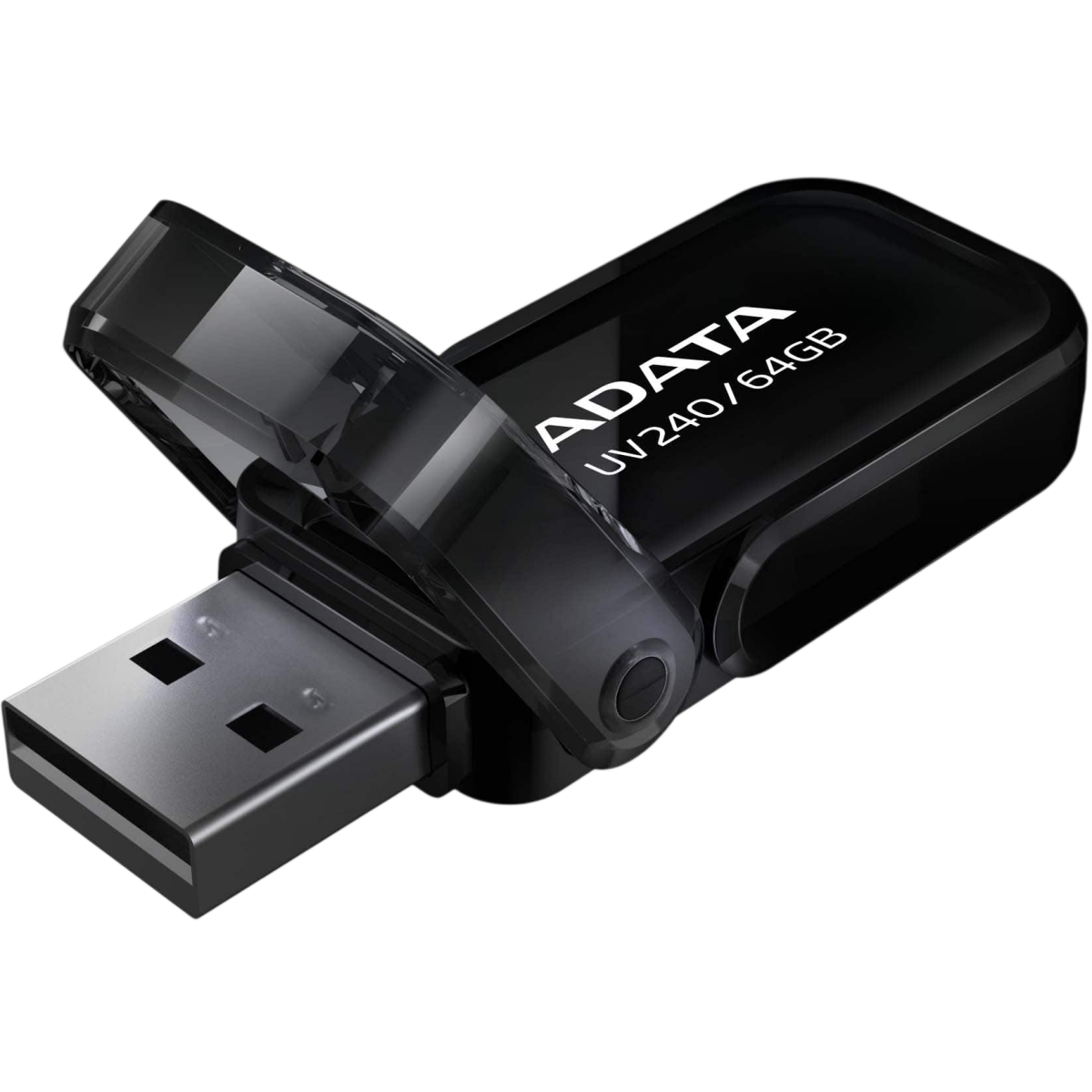 clé USB flash 64GB ADATA UV240 Black - AUV240-64G-RBK