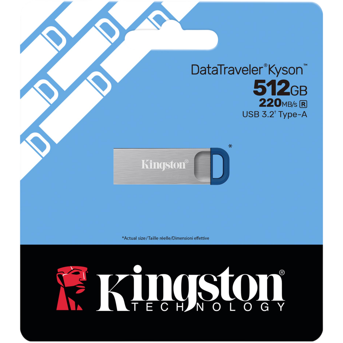 clé USB flash 512GB Kingston DataTraveler Kyson (DTKNG2/512GB) - photo 3