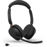 Casque audio Jabra Evolve3 65 UC - USB-C with Dongle - Stereo Charging Stand (36599-989-889)