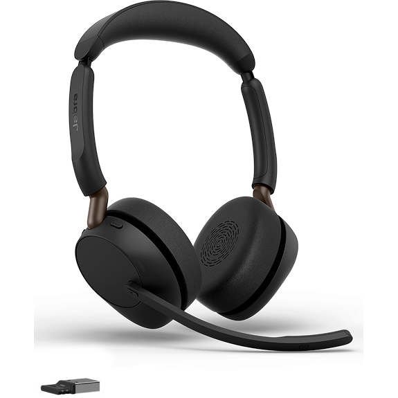 Casque audio Jabra Evolve3 65 MS - USB-A with Dongle - Stereo - 36599-999-999