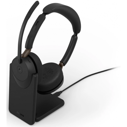 Casque audio Jabra Evolve3 65 MS - USB-C with Dongle - Stereo Charging Stand - 36599-999-889