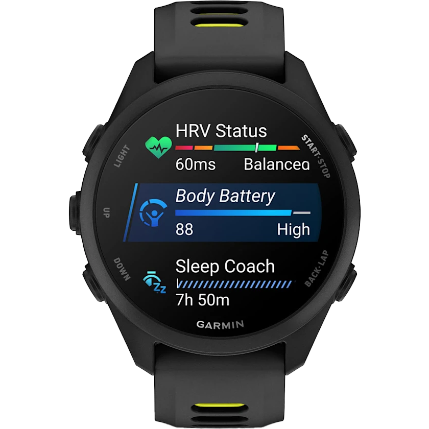 Montres connectées Garmin Forerunner 170 Music Black with Black/Amp Yellow Band - 010-03920-10 - photo 4