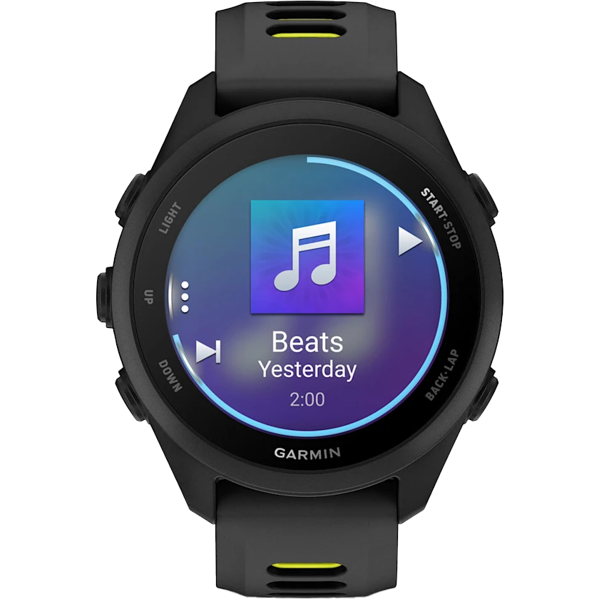 Montres connectées Garmin Forerunner 170 Music Black with Black/Amp Yellow Band - 010-03920-10 - photo 5
