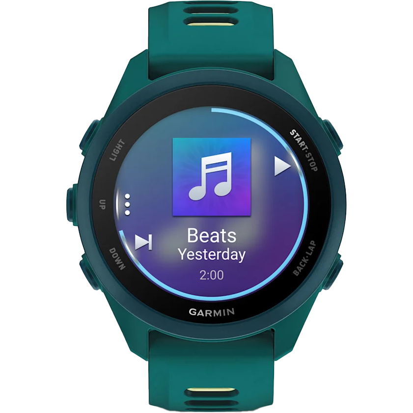 Montres connectées Garmin Forerunner 170 Music Teal Green with Teal Green/Citron Band - 010-03920-12 - photo 5