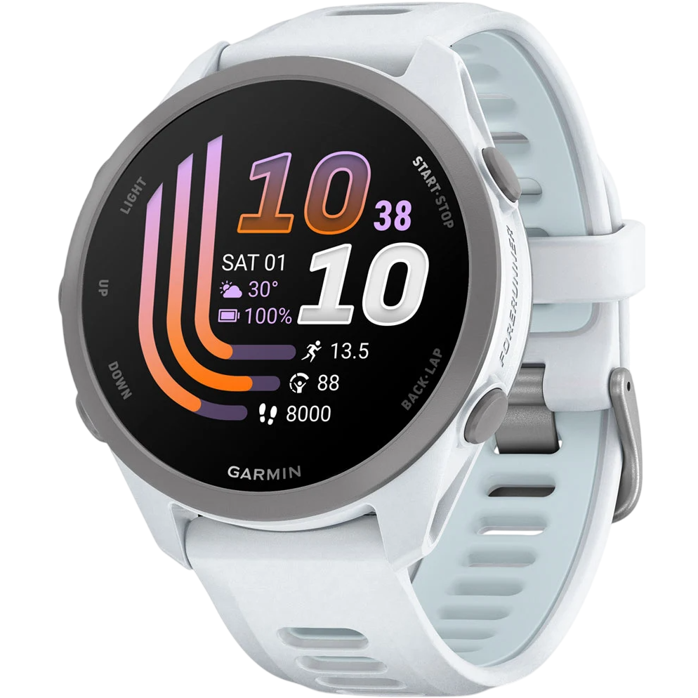 Montres connectées Garmin Forerunner 170 Whitestone with Whitestone/Cloud Blue Band - 010-03920-01