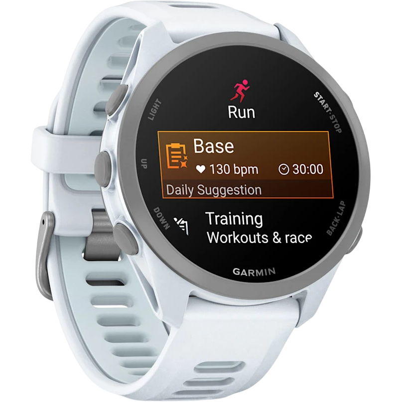 Montres connectées Garmin Forerunner 170 Whitestone with Whitestone/Cloud Blue Band - 010-03920-01 - photo 3