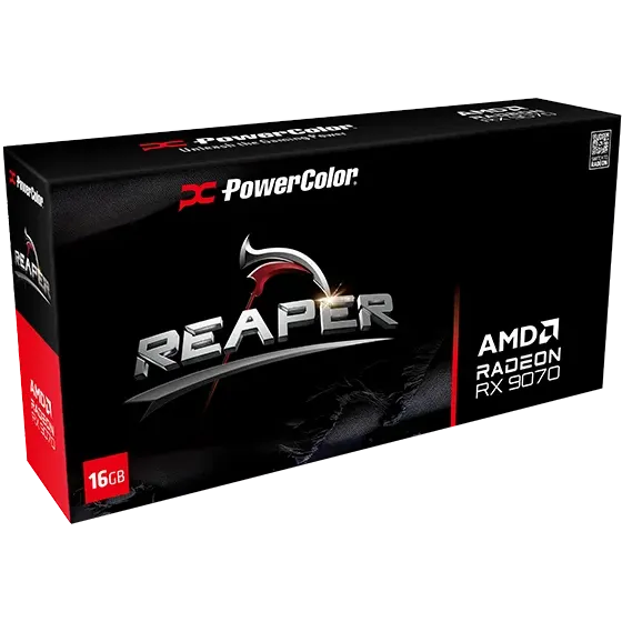 Carte graphique AMD Radeon RX 9070 PowerColor Reaper 16GB (RX9070 16G-A) - photo 7
