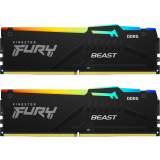 Mémoire vive 32GB DDR5 6800MHz Kingston Fury Beast RGB (KF568C34BBEAK2-32) (2x16GB KIT)