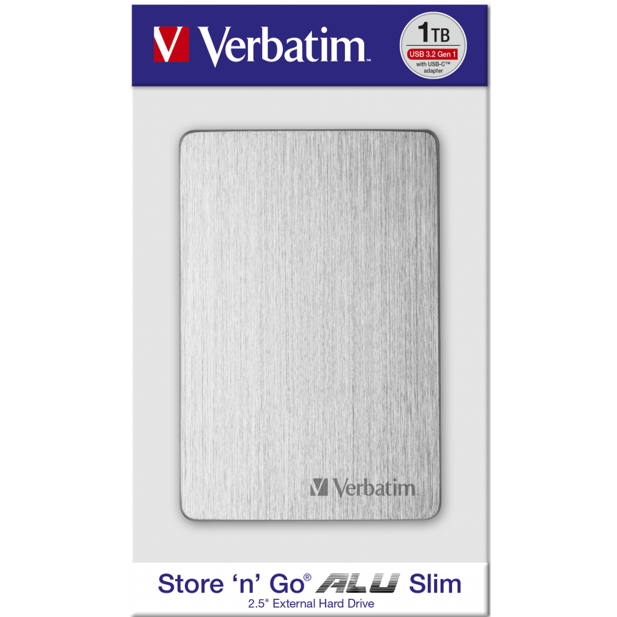 Disque dur externe 1TB Verbatim Store 'n' Go ALU Slim Silver (53663) - photo 6