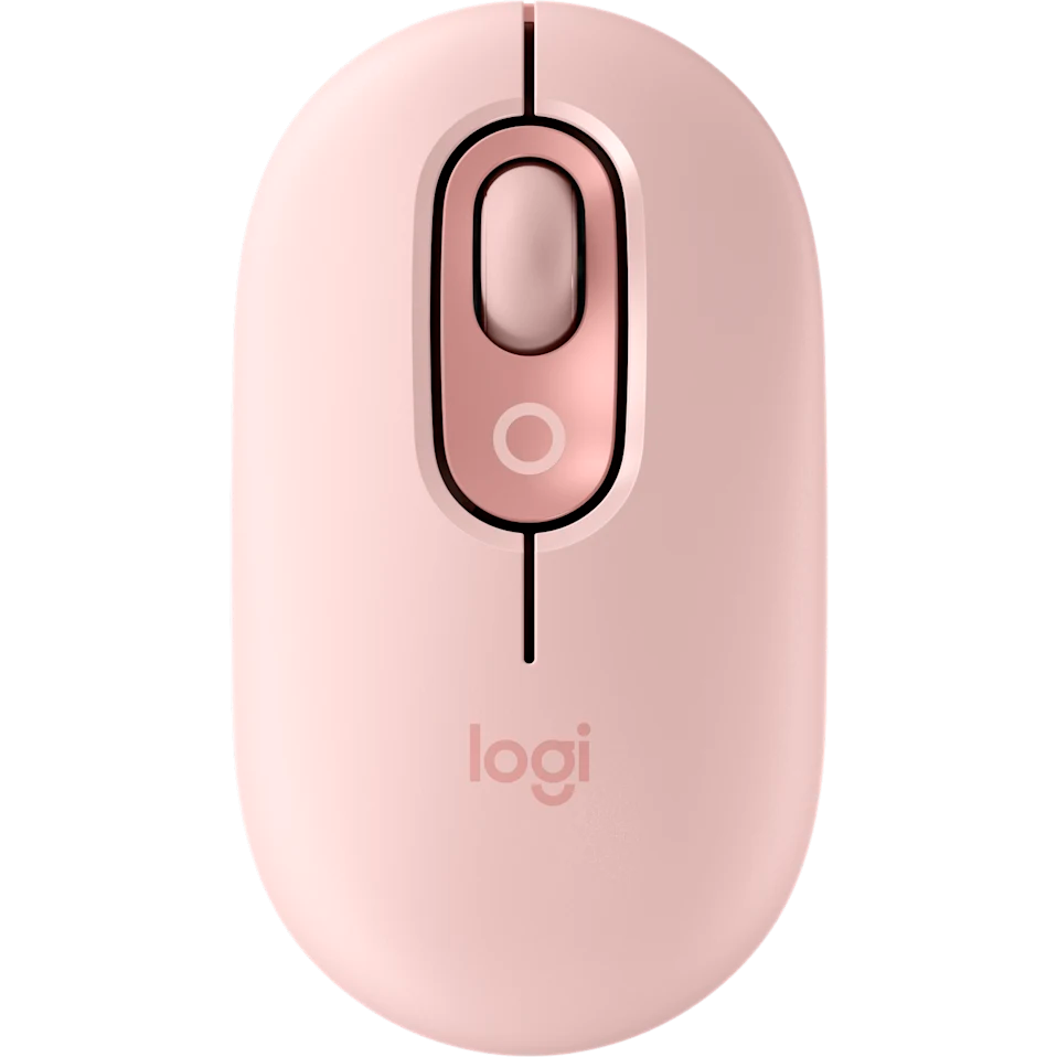 Souris Logitech POP Mouse with emoji Rose (910-007413)