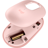Souris Logitech POP Mouse with emoji Rose (910-007413)