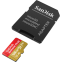 Carte mémoire 128GB MicroSD SanDisk Extreme Plus + SD adapter (SDSQXBD-128G-GN6MA)