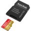 Carte mémoire 256GB MicroSD SanDisk Extreme Plus + SD adapter (SDSQXBD-256G-GN6MA)