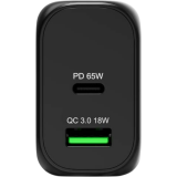 Chargeur secteur Port Designs ESSENTIEL 65W Black + Type-C Cable (902065EPEU)