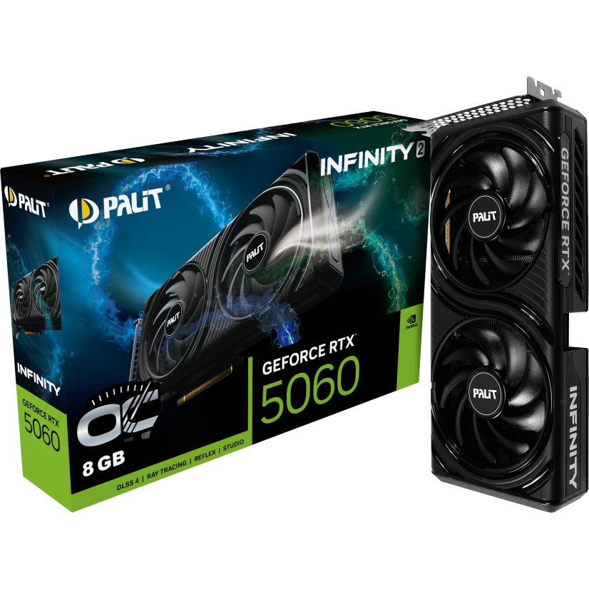 Carte graphique NVIDIA GeForce RTX 5060 Palit Infinity 2 OC V1 8GB (NE75060V19P1-GB2051L) - photo 9