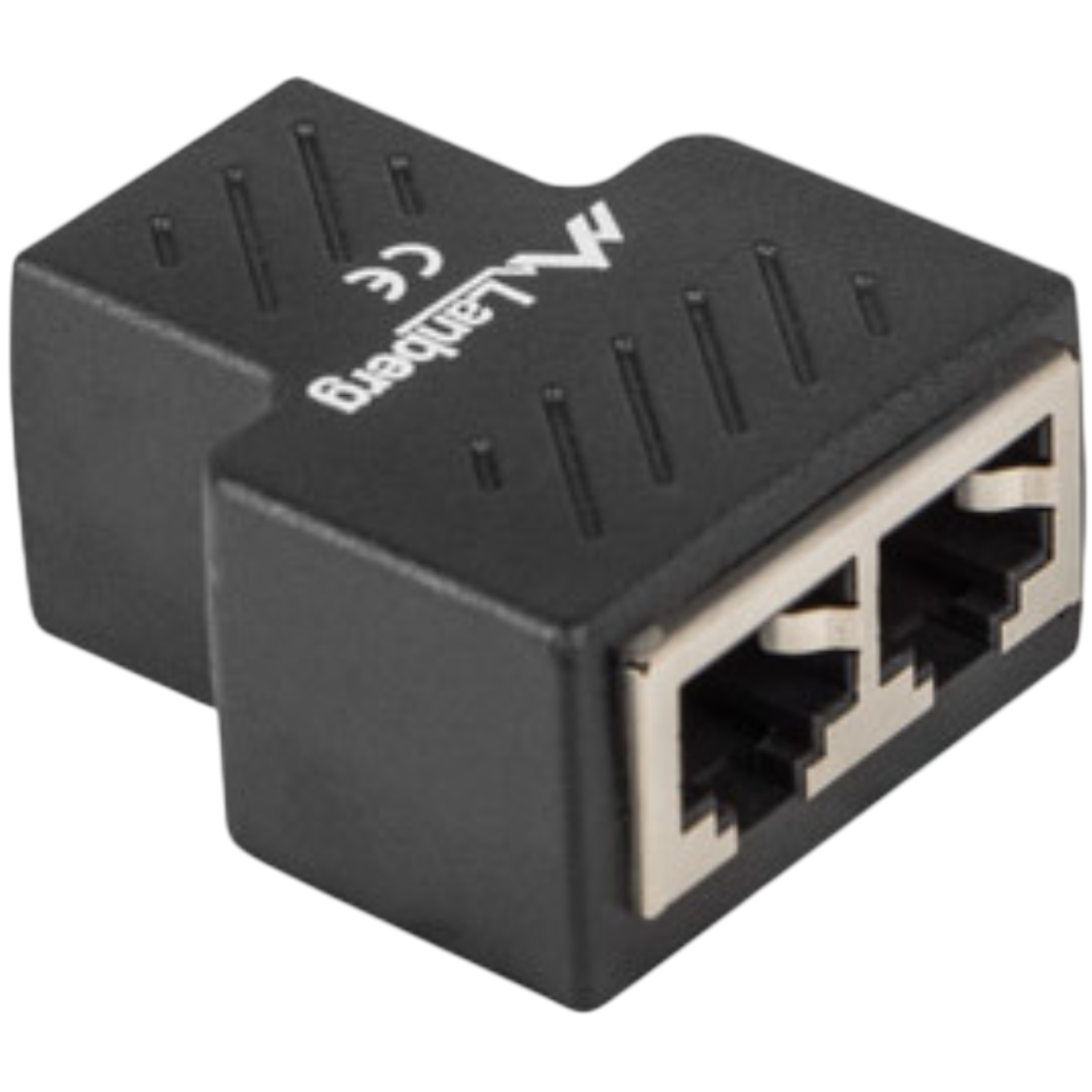 Répartiteur RJ-45 Lanberg ADS-RJ45-2RJ45-OS