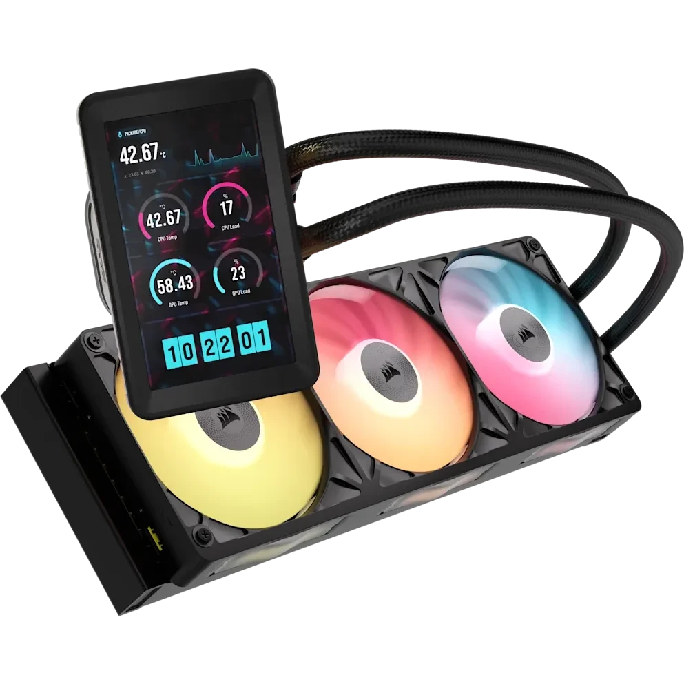 Système de refroidissement liquide Corsair iCUE LINK TITAN II 360 RX LCD Black (CW-9061045-WW)