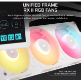 Système de refroidissement liquide Corsair iCUE LINK TITAN II 360 RX LCD White (CW-9061046-WW)
