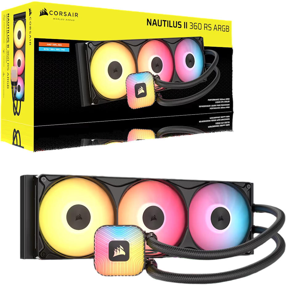 Système de refroidissement liquide Corsair NAUTILUS II 360 RS ARGB Black (CW-9061049-WW) - photo 3
