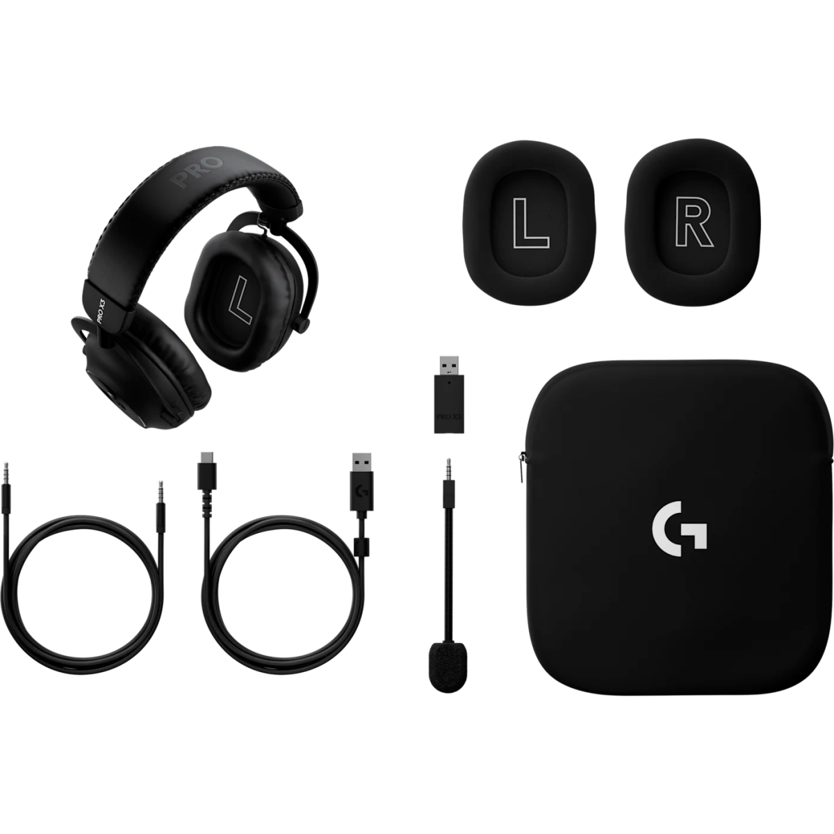 Casque	audio Logitech G PRO X 3 LightSpeed Black (981-001740) - photo 6