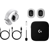Casque audio Logitech G PRO X 3 LightSpeed White (981-001748)