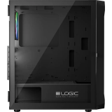 Boîtier Logic Concept Portos ARGB Midi Black (AT-PORTOS-10-0000000-0002)