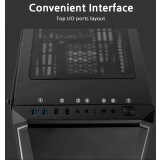 Datoru korpuss Zalman K1 Rev.B Black