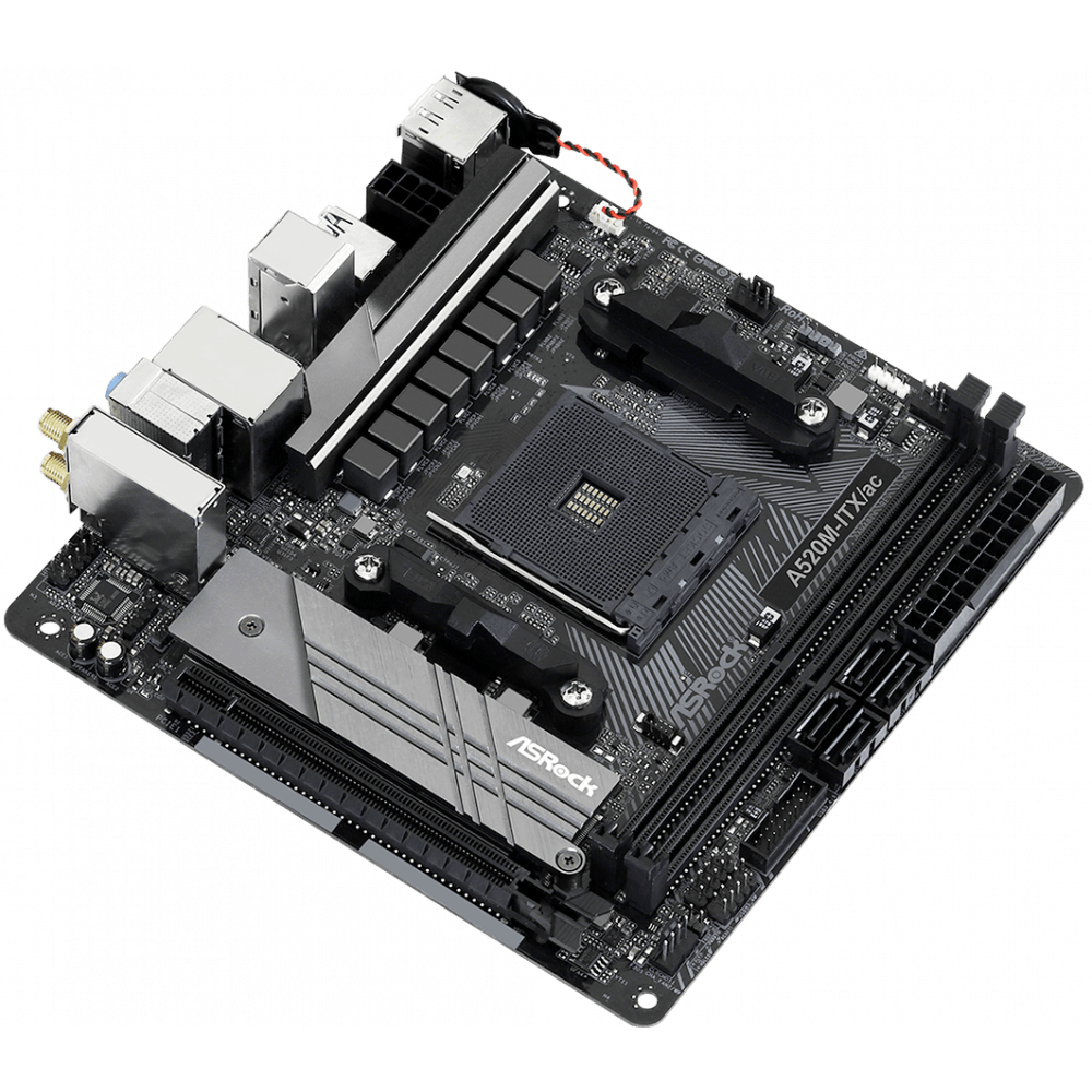 Pamatplate ASRock A520M-ITX/AC - foto 2