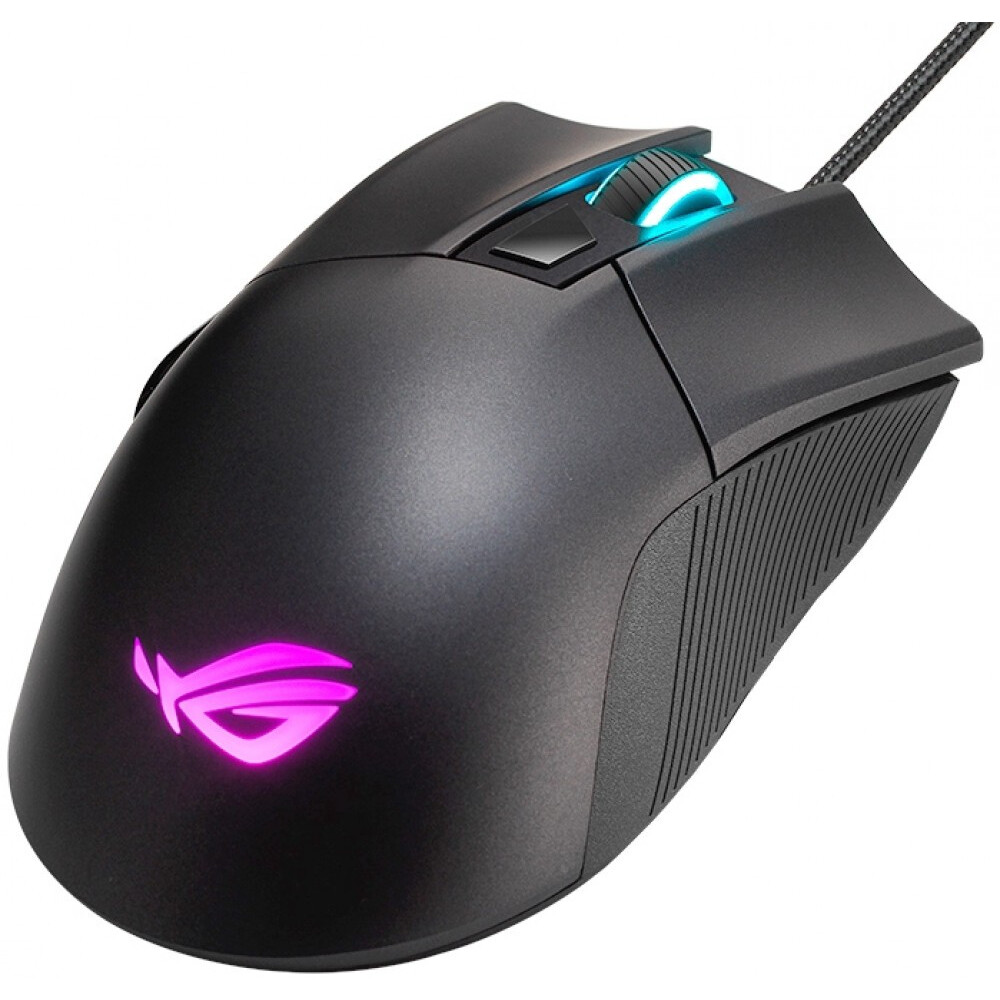 Pele ASUS ROG Gladius II Core Black - 90MP01D0-B0UA00/90MP01D0-B0CA00