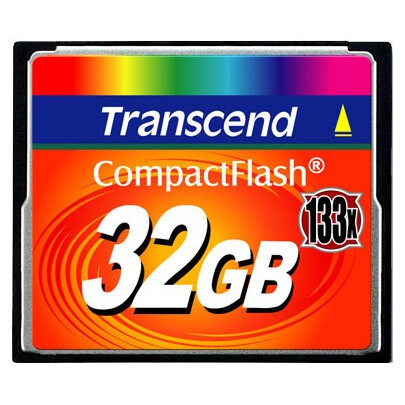 Carte mémoire 32Gb Compact Flash Transcend 133x (TS32GCF133)