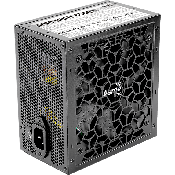Barošanas bloks 650W AeroCool Aero White