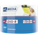 Disks DVD-R Verbatim 4.7Gb 16x Slim Case Printable (50pcs) (69202)