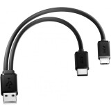 Pārejas savienojums USB - microUSB/USB Type-C, Greenconnect GCR-51650