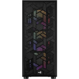 Datoru korpuss AeroCool Hive FRGB Black (Hive-G-BK-v2)