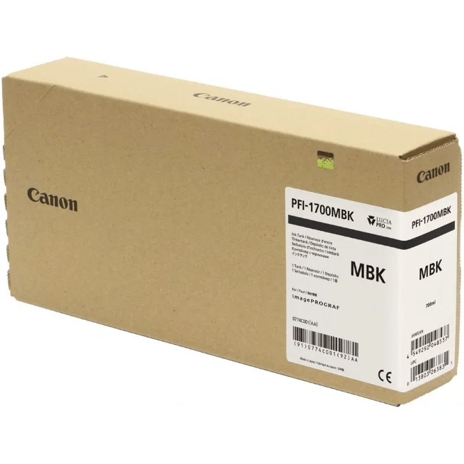 Cartouche Canon PFI-1700 Matte Black - 0774C001 - photo 2