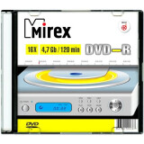 DVD-R Mirex 4.7Gb 16x Slim Case (1pc) (202363)