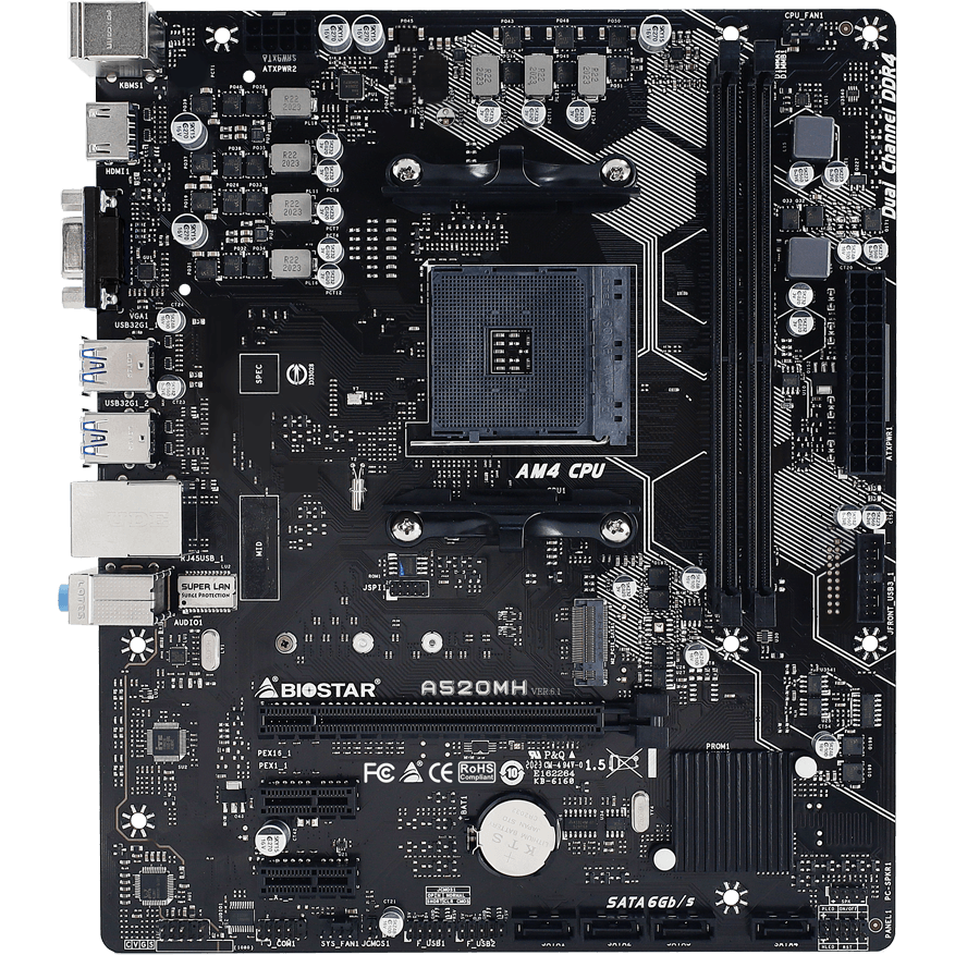 Pamatplate Biostar A520MH