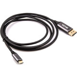Kabelis USB Type-C - DisplayPort, 1.8m, VCOM CU422MC-1.8M