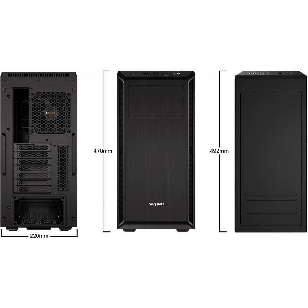 Boîtier Be Quiet Pure Base 600 Black - BG021 - photo 2