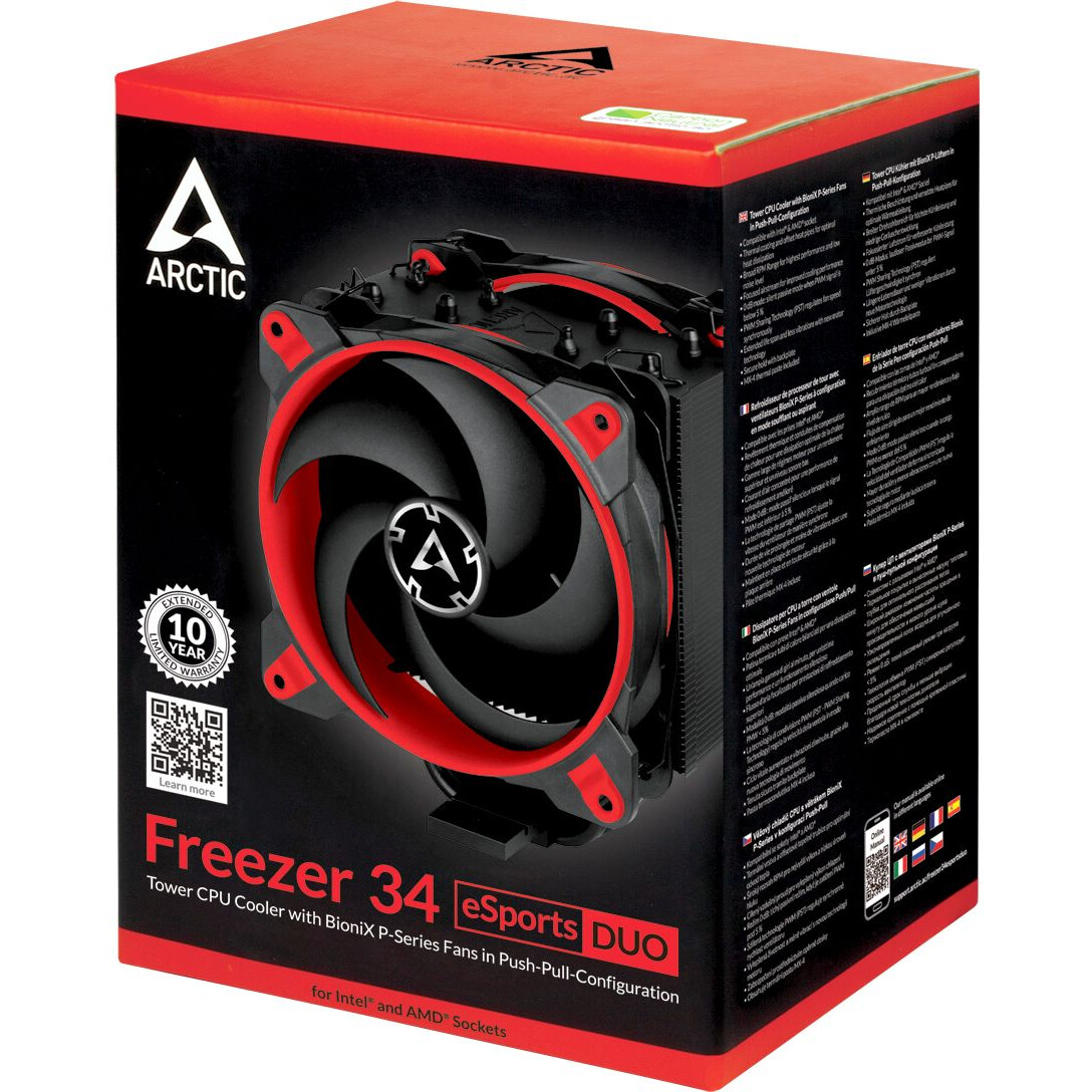 cooler Arctic Cooling Freezer 34 eSports DUO Red - ACFRE00060A - foto 9