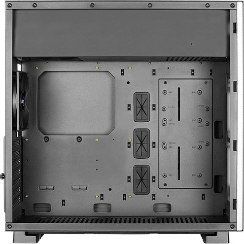 Datoru korpuss AeroCool GLO Black - EN50274 - foto 5