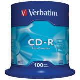 Disks CD-R Verbatim 700Mb 52x DataLife Cake Box (100pcs) (43411)