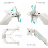Kronšteins Onkron G160 White (G160-W)