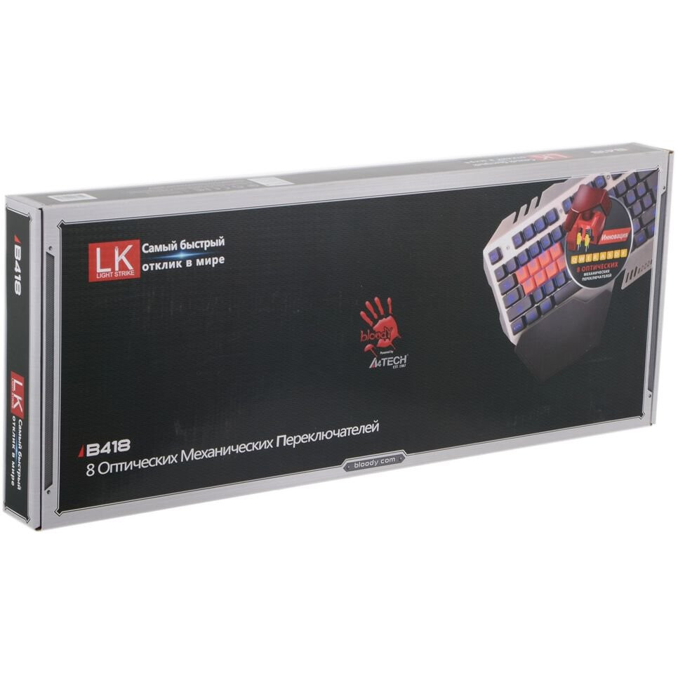 Clavier A4Tech Bloody B418 Grey - photo 5