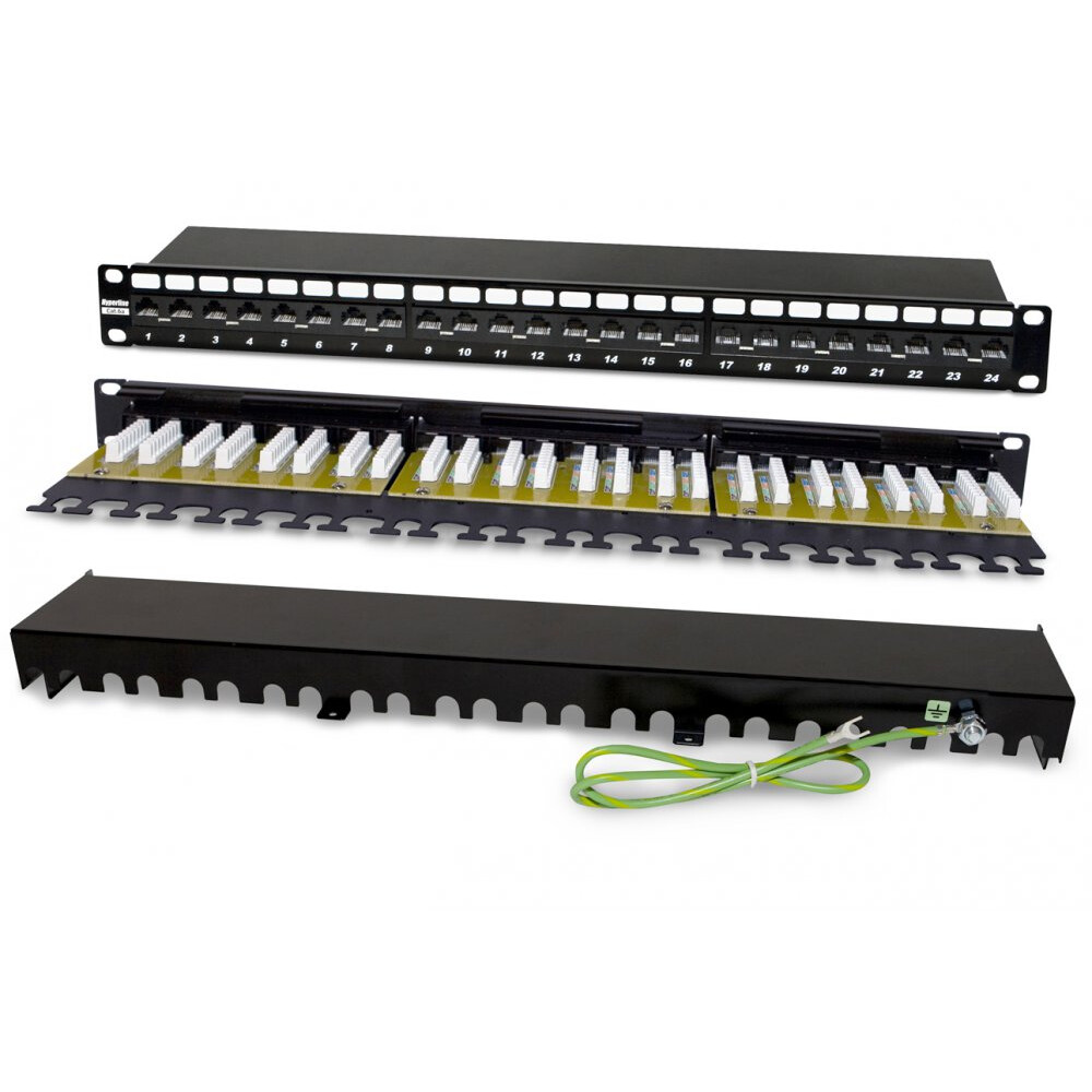 Montāžas panelis Hyperline PP2-19-24-8P8C-C6A-110D