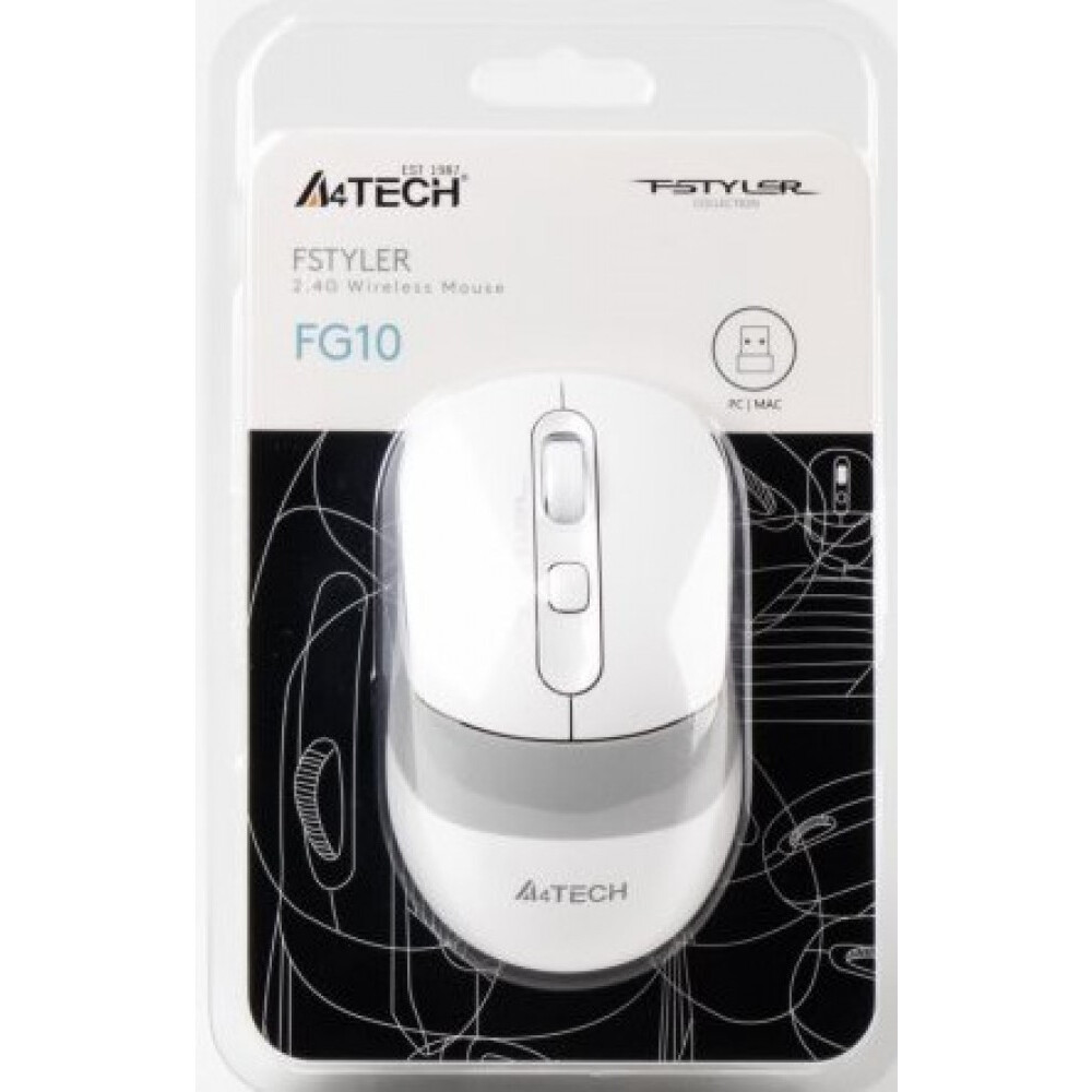 Souris A4Tech Fstyler FG10 White/Grey - photo 5