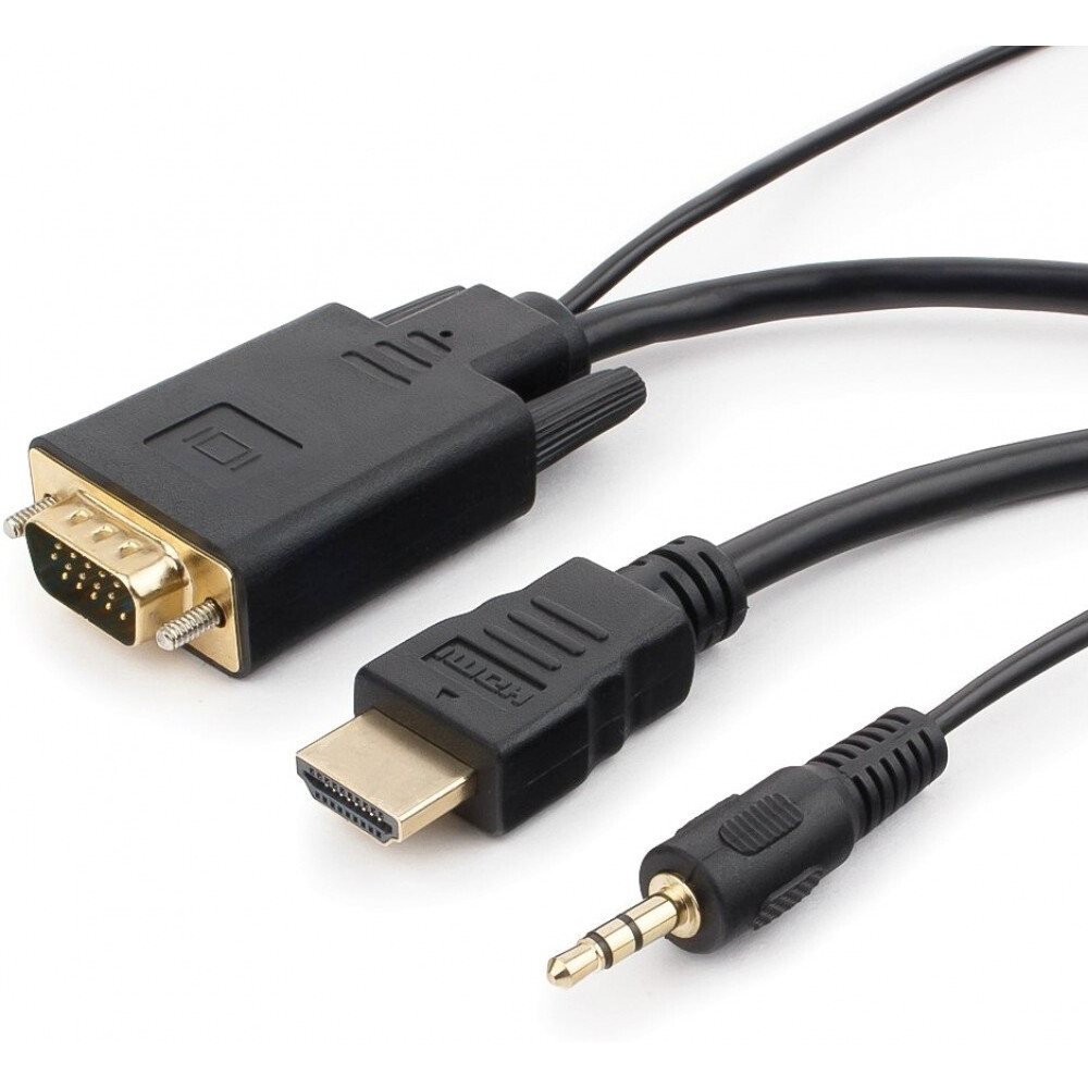 câble HDMI (M) - VGA (M), 1.8m, Cablexpert A-HDMI-VGA-03-6