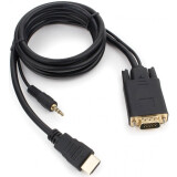 câble HDMI (M) - VGA (M), 1.8m, Cablexpert A-HDMI-VGA-03-6