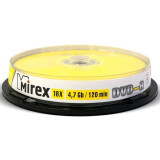 Disks DVD-R Mirex 4.7Gb 16x Cake Box (10pcs) (202400)