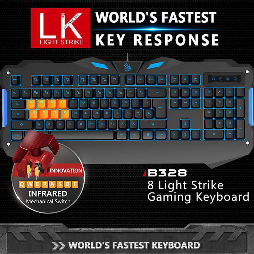 Clavier A4Tech Bloody B328 Black - photo 4